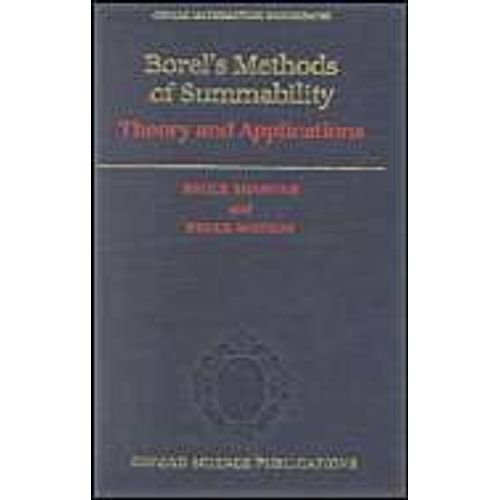 Borel's Methods Of Summability