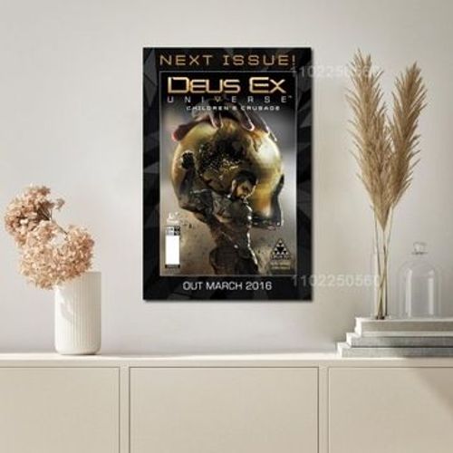 Affiche pla de jeu de la r¿¿volution humaine Deus Ex sur toile,mpression murale Poster pour salon chambre ¿¿ coucher d¿¿cor sans cadre(30*40cm)