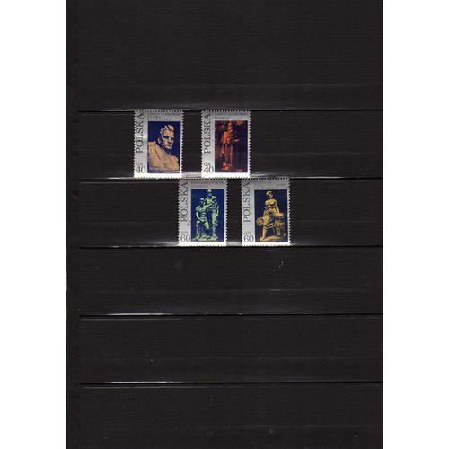 Pologne 1971.Série De 4 Timbres Oblitérés.