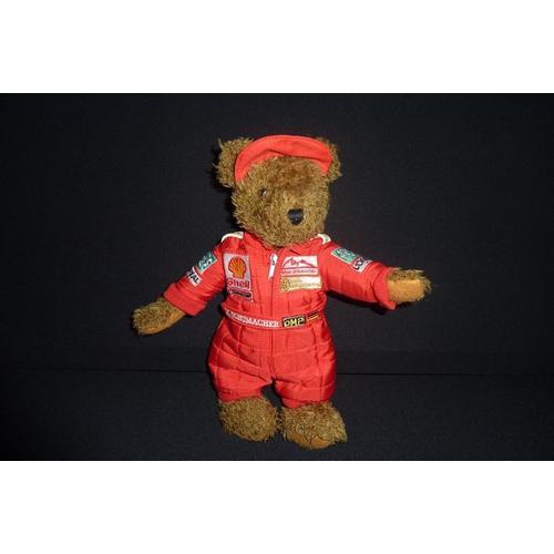 Doudou Ours De Collection Mascotte F1 Mickaël Schumacher  Gummibär Toys  1730509