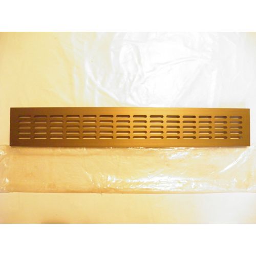 Grille Aération Ameublement 505x80mm Alu anodisé bronze foncé RENSON