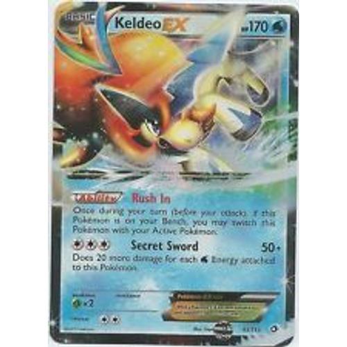 Keldeo Ex - Ultra Rare, Version Anglaise Légendary Teasur45/113