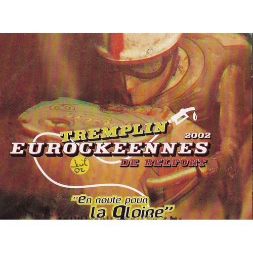 Cd Tremplin Des Eurockéennes 2002  Whysome Flying Donuts Les Joueurs De Biques Bulle  Planeausters  