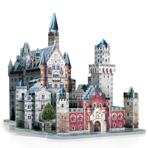 Wrebbit - 043044 - Puzzle 3d - Château De Neuschwanstein - 890 Pièces