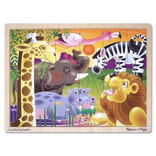 Melissa & Doug - 12937 - Puzzle - Puzzle En Bois - Plaines Africaines