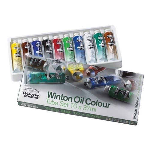 Winsor & Newton Winton Set De 10 Tubes Peinture À L'huile Fine 37ml