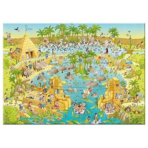 Heye - 29693 - Puzzle Classique - Nile Habitat - 1000 Pièces