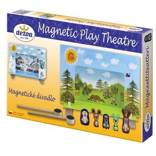 Théâtre Magnétique Figures En Bois La Petite Taupe Detoa