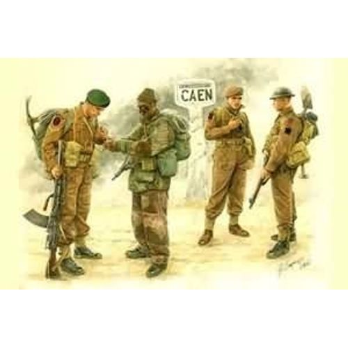 Masterbox 3512 British Troops Caen 1944 1:35 Plastic Kit Maquette-Masterbox
