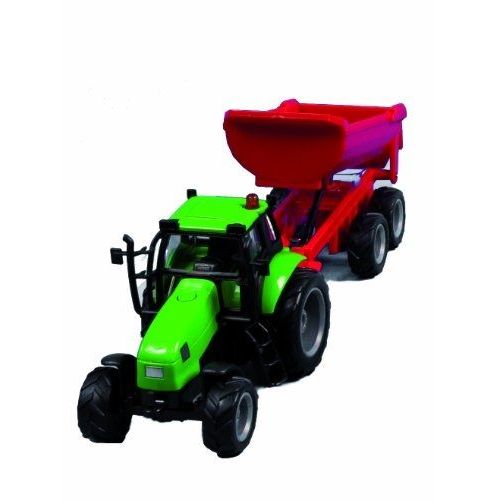 Tracteur Avec Remorque Couleur Vert