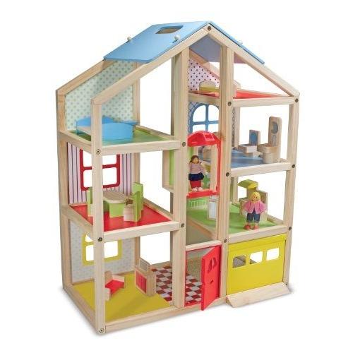 Melissa & Doug - 12462 - Maison De Poupée En Hauteur En Bois