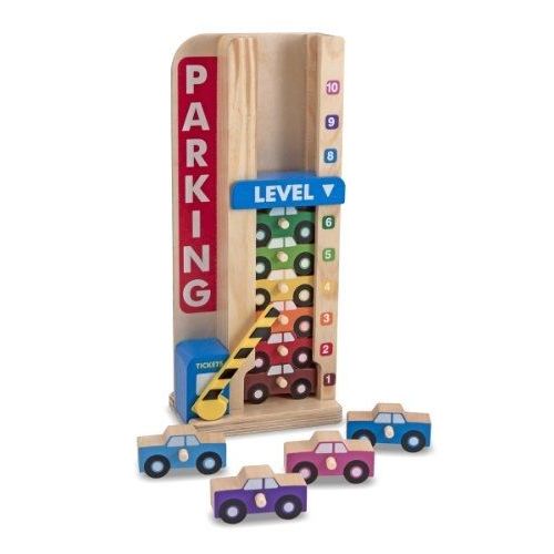 Melissa & Doug - 15182 - Véhicule Miniature - Garage Pour Empilage Et Comptage
