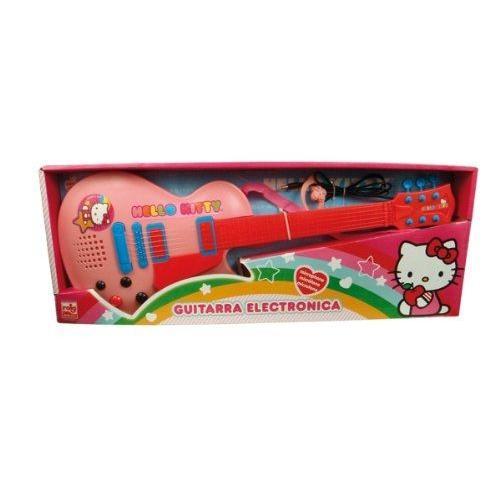 Reig - 1505 - Hello Kitty - Guitare À 6 Cordes Avec Casque-Microphone