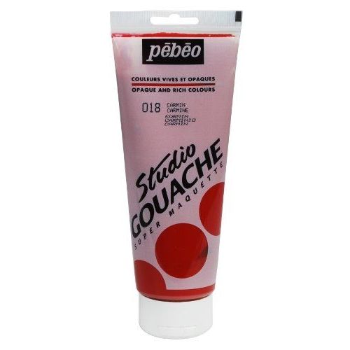 Pébéo Peinture Gouache 1 Tube De 220 Ml Carmin