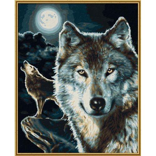 Loups - Schipper - Peinture Au Numéro 24 X 30 Cm - 60 924 0660