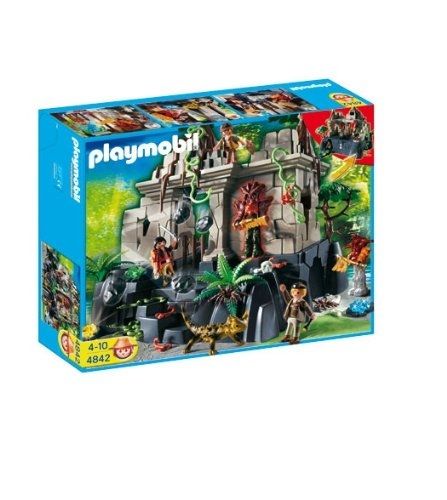 Playmobil Wild Life 4842 - Temple Du Trsor Avec Gardiens