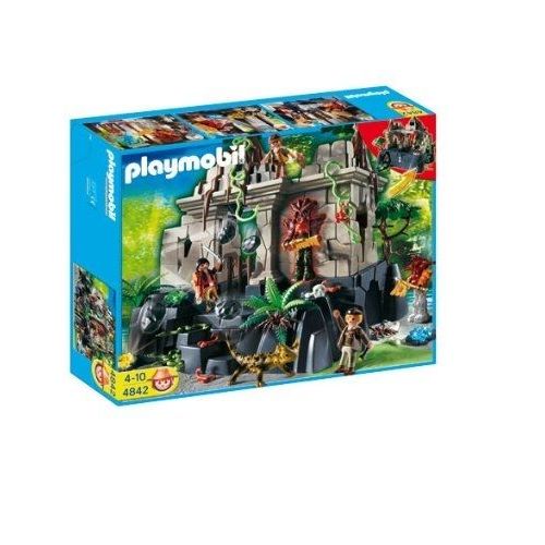 Playmobil Wild Life 4842 - Temple Du Trésor Avec Gardiens