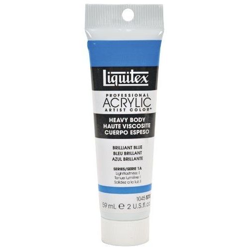 LIQUITEX PROFESSIONAL HEAVY BODY TUBE DE PEINTURE ACRYLIQUE 59 ML BLEU BRILLANT