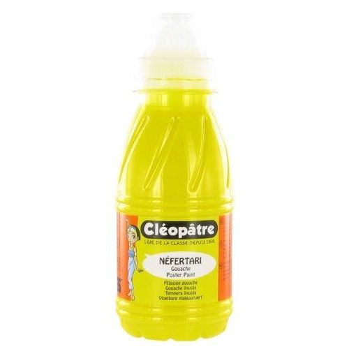 Cléopâtre Pgn250-7 Flacon De Peinture Gouache 250 Ml Jaune Doré