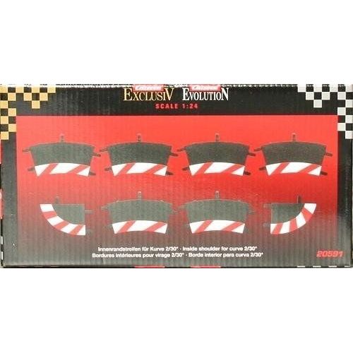Carrera - Rail Et Accessoire Pour Circuit - 20020591 - 1/24 Et 1/32 -  Carrera Evolution -Carrera Digital 132 Et 124 - Bordures