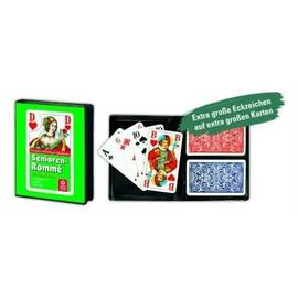 Lot de 2 Paquets de 54 Cartes à Jouer Jeu Poker Bridge Rami Bataille