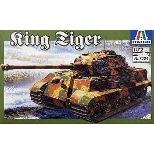 Italeri - I7004 - Maquette - Chars D'assaut - King Tiger - Echelle 1:72-Italeri