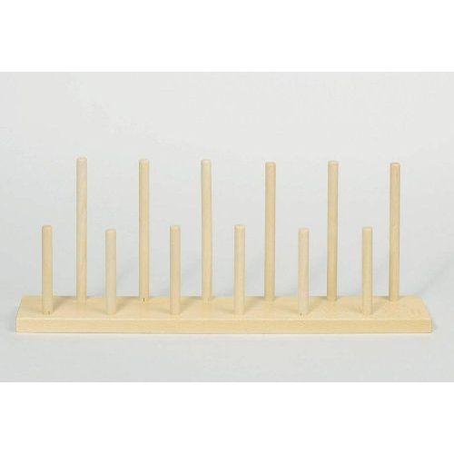 Présentoir En Bois Pour 12 Marionnettes À Doigts