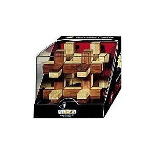 Fridolin - 17466 - Puzzle - Casse Tête En Bois Bambou - La Boite À Bille - Niveau 2 Difficile