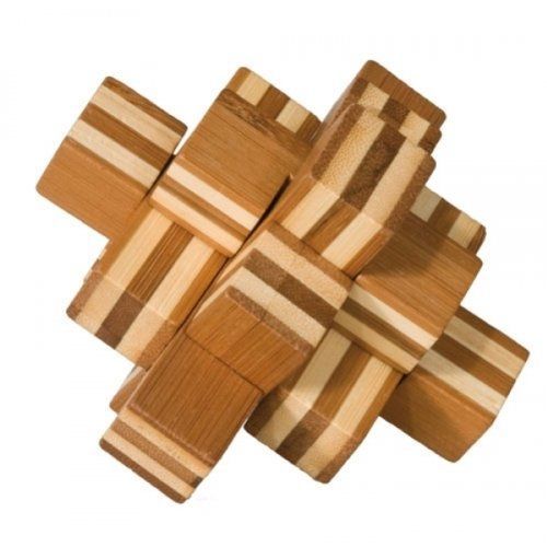 Fridolin - 17464 - Puzzle - Casse Tête En Bois Bambou - Le Bloc