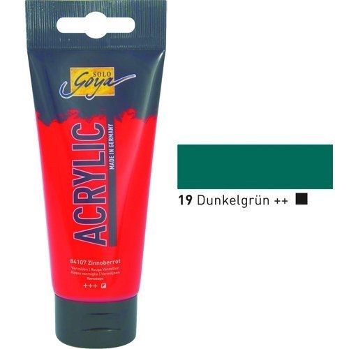 Kreul Peinture Acrylique Solo Goya 100 Ml Vert Foncé 84119