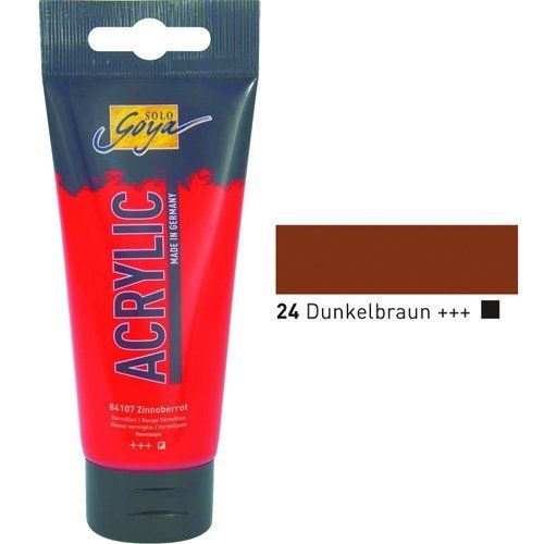 Kreul Peinture Acrylique Solo Goya 100 Ml Marron Foncé 84124