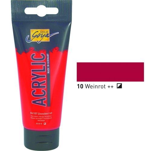 Kreul Peinture Acrylique Solo Goya 100 Ml Rouge Vin 84110