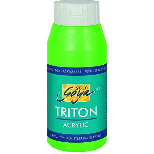 Triton 17064 - Peinture Acrylique - 750ml -Vert Fluorescent Solo Goya