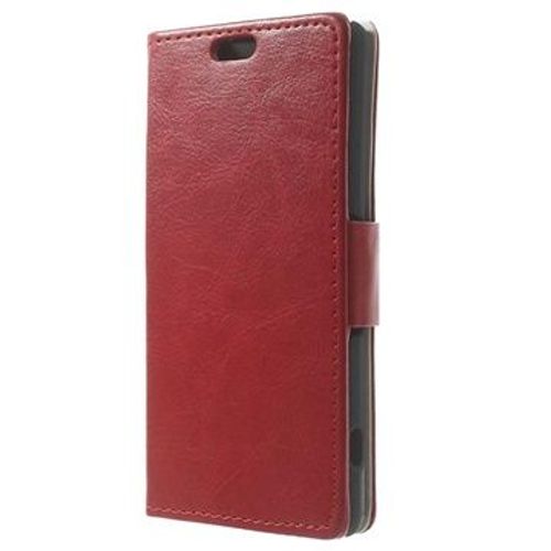 Etui Portefeuille Pour Sony Xperia Z3 Compact - Rouge