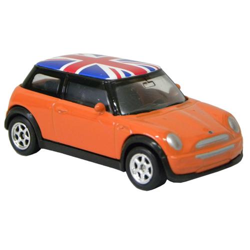 Mini Cooper Orange Union Jack