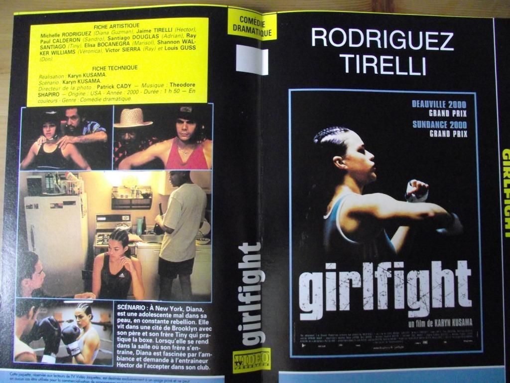 Tv Video.Jaquette Du Film.Girlfight 2000.Réalisation.Karyn Kusama Avec Michelle Rodriguez Jaime Tirelli Paul Calderon