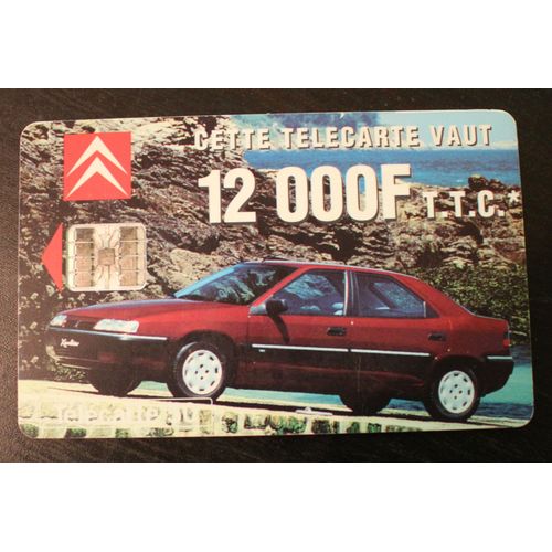 Telecarte 50 Cette Telecarte Vaut 12000 F