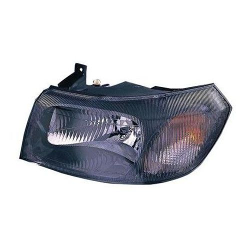 Phare Gauche H4 Avec Feu De Position, Intérieur Noir Pour Ford Transit De 2001 À 2006