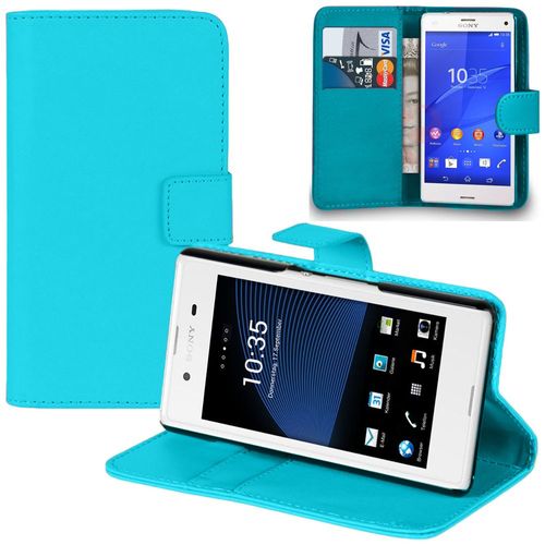 Sony Xperia Z3 Compact: Coque Etui Housse Bleu