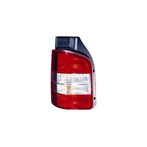 Feu Arrière Gauche Sans Partie Électrique (Blanc) Pour Volkswagen Transporter De 2003 À 2009 Version 2 Portes