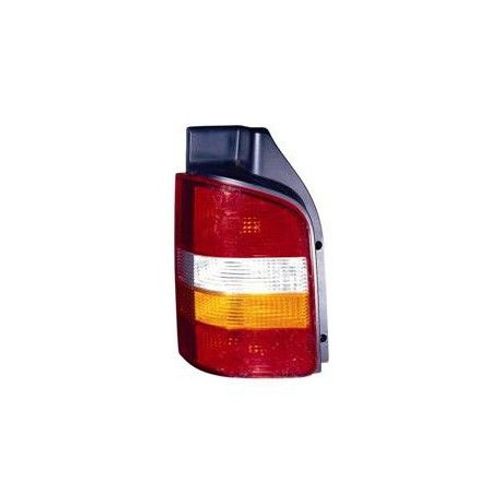 Feu Arrière Gauche Sans Partie Électrique (Orange) Pour Volkswagen Transporter De 2003 À 2009 Version 2 Portes