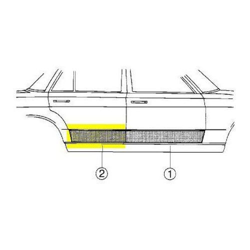 Panneau Droit (Portes Arrière) Pour Mercedes Classe E - W123 De 1976 À 1985