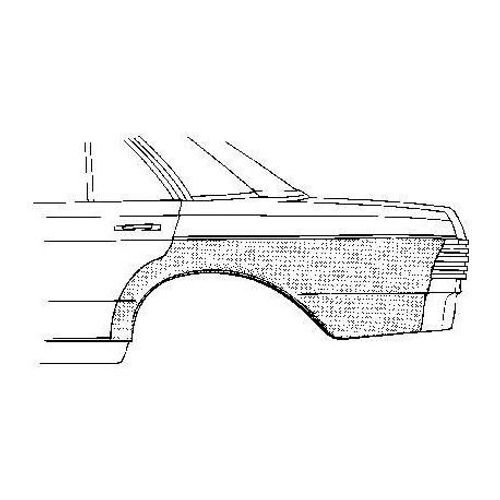 Arc D'aile Arrière Gauche Pour Mercedes Classe E - W123 De 1976 À 1985