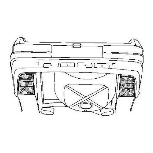 Tôle Fond Du Coffre Dessous Droit Pour Mercedes Classe E - W123 De 1976 À 1985