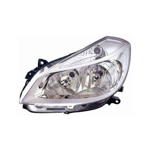 Phare Valeo H7+H7 Côté Gauche Avec Feu De Direction Pour Renault Clio De 2005 À Février 2008