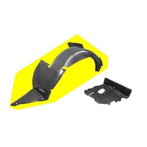 Pare Boue D'aile Avant Droit Intérieure, Plastique ( Partie Avant ) Pour Citroen Berlingo De 1996 À 2002