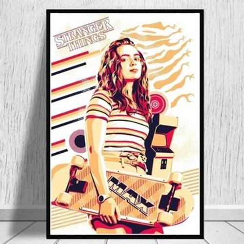 Affiche sur toile Stranger Things impression murale Poster pour salon chambre à coucher décor sans cadre 30x40cm