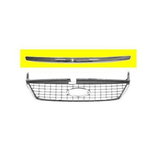 Grille Calandre Avec Moulure Chromée Pour Ford Mondeo De 2007 À 2010