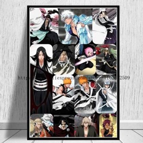 Affiche sur toile Bleach mille ans de guerre sanglante A,mpression murale Poster pour salon chambre ¿¿ coucher d¿¿cor sans cadre(30*40cm)