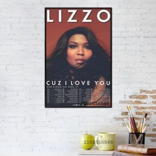Lizzo toile affiche affiche peinture murale p,mpression murale Poster pour salon chambre ¿¿ coucher d¿¿cor sans cadre(30*40cm)